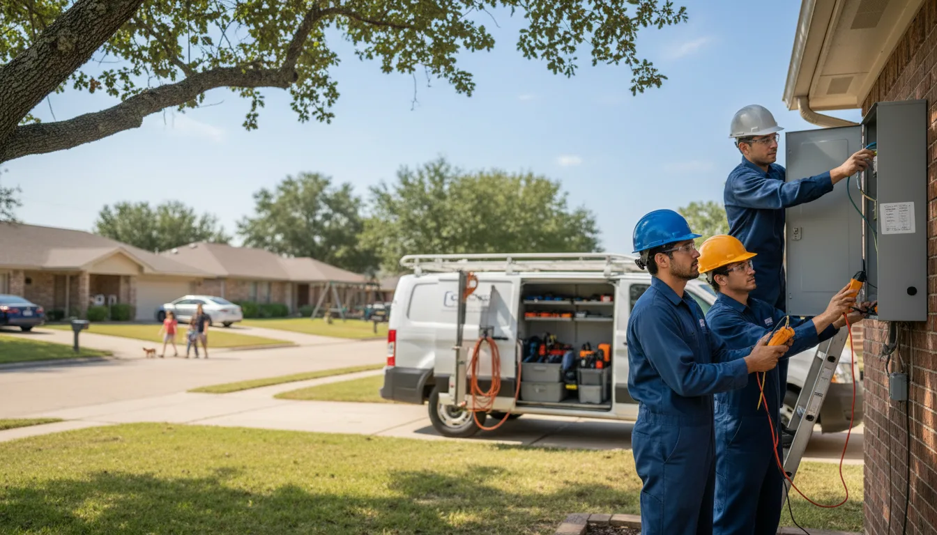 Certified electrician providing emergency electrical services in Irving, NY